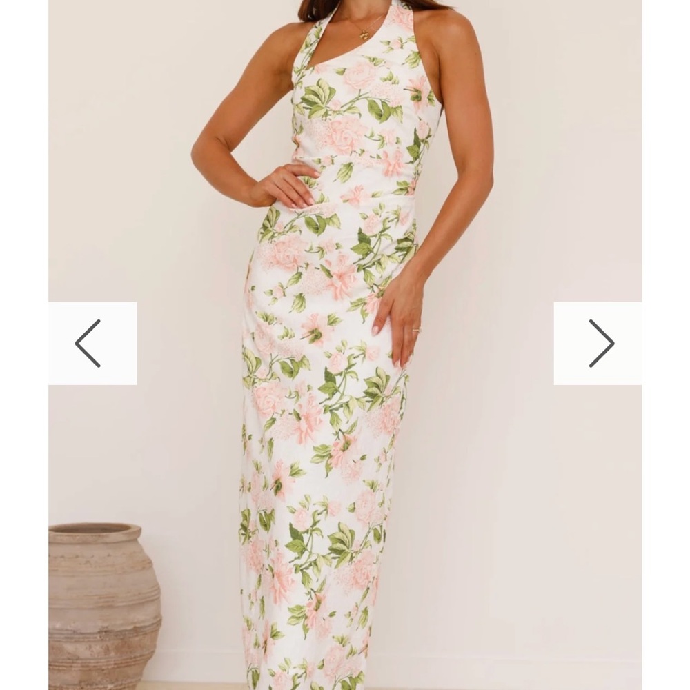 NWT Billy J Floral Halter Maxi Dress
